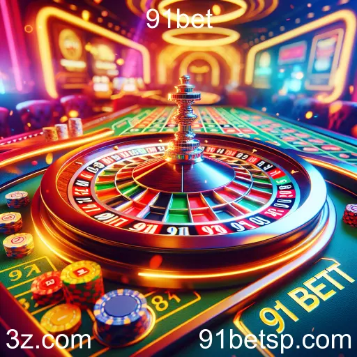 Atrações da Roleta no 91bet️